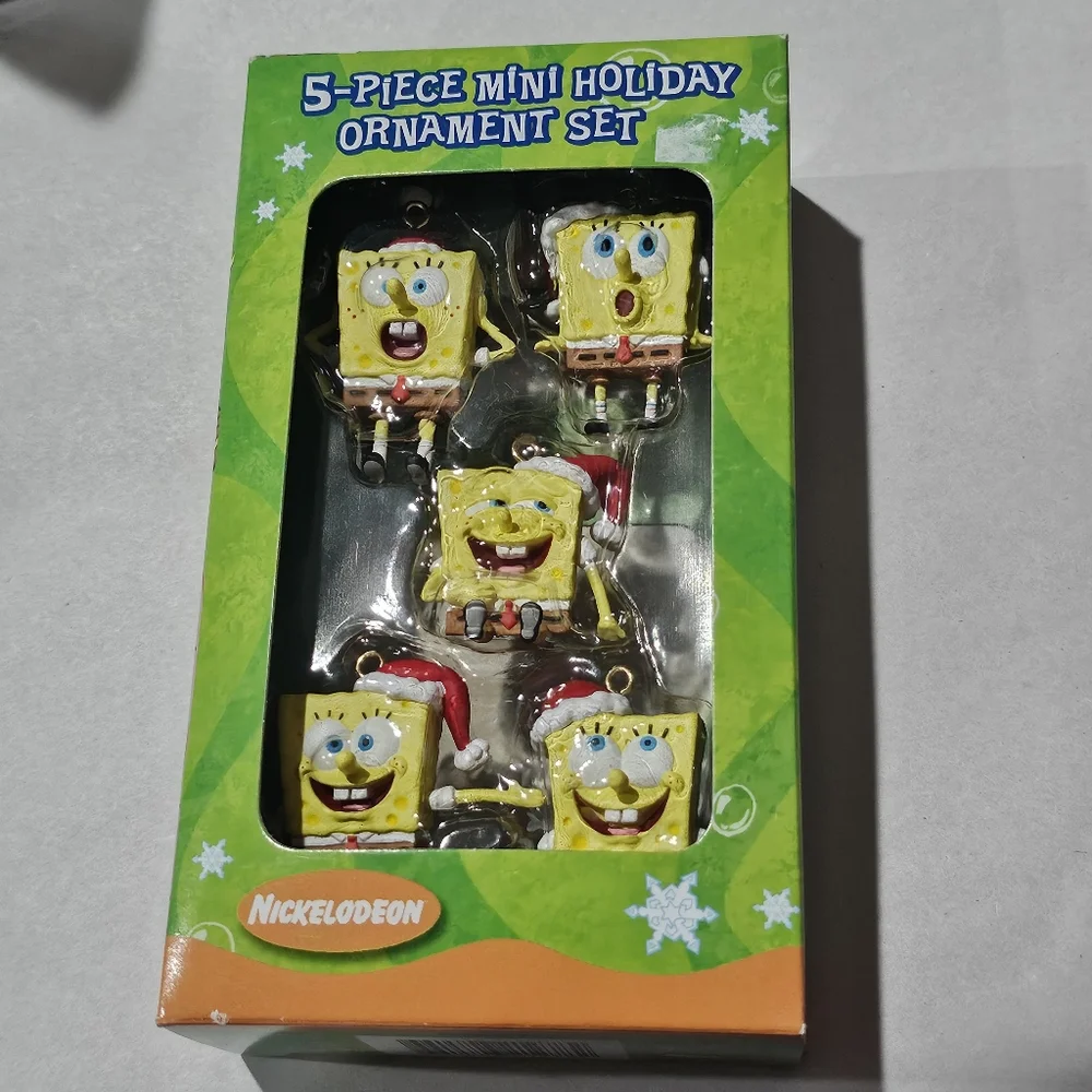 SpongeBob SquarePants Holiday Ornaments Nickelodeon L👀K Christmas in July